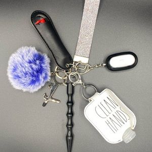 Rae Dunn Self Defense Handmade Keychain Set